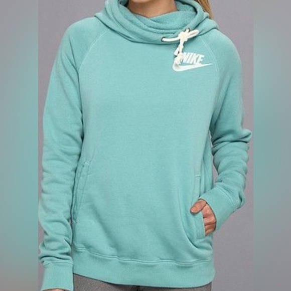 Nike Tops - Nike Cowl Neck Hoodie- Women’s Medium